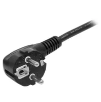 StarTech.com 2 m Computer Stromkabel, 18AWG, EU Schuko auf C13, 10A 250V, Schwarz Ersatz AC Netzkabel, Drucker Stromkabel, PC Stromversorgungskabel, Monitor Stromkabel - UL gelistet (PXT101EUR)