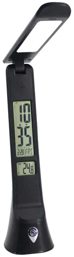 Avide LED Tischleuchte Hugo Schwarz 6W Kalendar