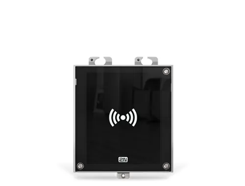 2N Access Unit 2.0 RFID - 125 kHz - Montage: Aufputz - Einbau Wand - Unterputz - Wand - Detailfarbe: Schwarz - Stromversorgung: 12 V - 802.3af Class 0 Type 1 PoE 15.4 Watt - Tiefe: 45 mm - Breite: 108 mm - Verbindungsmöglichkeiten: LAN (RJ45)