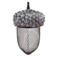 Esschert Design Futterspender Futterstation Eichel - Grundfarbe: Braun - Tierart: Vogel - Produkttyp: Futterstelle