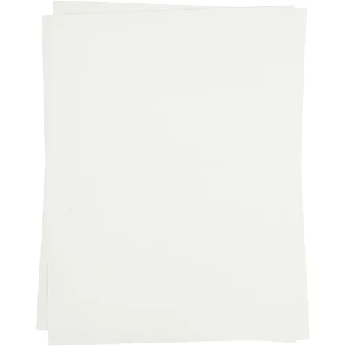 Creativ Company Aufbügelfolie 21.5 x 28 cm bedruckbar - Geeignet für Drucker: Inkjet - Detailfarbe: Weiss - Aussenanwendung: Nein - Selbstklebend: Nein - Folien Effekt: Keine - Format: A4
