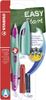 STABILO EASYbirdy Blister pink / türkis - Strichstärke: Medium (M) - Set: Nein - Bedienungsseite Stift: Universal - Ergnonomisch Schreiben: Ja - Anwender: Kinder - Schüler - Schriftfarbe: Königsblau