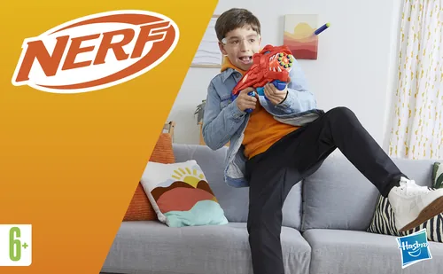 NERF Junior Wild Lionfury - Waffentyp: Gewehr - Altersempfehlung ab: 6 Jahren - Geschossart: Dart - Motorisierter Dartabschuss: Nein