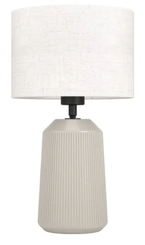 EGLO Leuchten Tischleuchte CAPALBIO beige exkl. E27 1x40W - Betriebsart: Netzbetrieb - Lampensockel: E27 - Farbtemperatur Kelvin: Je nach Leuchtmittel - Zusätzliche Ausstattung: Keine - Gesamtleistung: 40 W - Dimmbar: nicht dimmbar