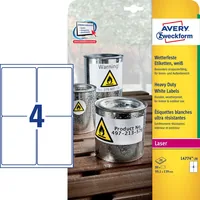 AVERY Zweckform wetterfeste Folienetiketten 99,1 x 139,0 mm