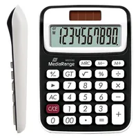 MediaRange Taschenrechner 10-st. LC-Display SolarBat. swwe