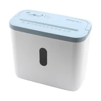 Genie Aktenvernichter 440X Weiss/Blau P4, 4 Blatt - Vernichtbare Aktentypen: Papier - Schnittart: Streifenschnitt - Sicherheitsstufe: 4 - Schnittausgabe: 4 x 38 mm - Blattkapazität: 4 Seiten - Zufuhrautomatik: Nein