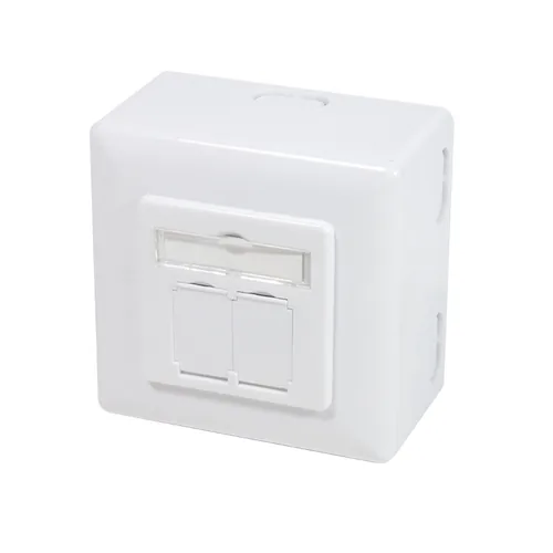 LogiLink NP0039A socket-outlet RJ-45 Metallic, White