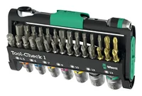 Wera Werkzeug-Set Tool-Check 1, 38-teilig - Anzahl Teile: 38 Stück - Werkzeugtyp: Bit - Ratsche - Produkttyp: Werkzeug-Set - Anwendungsbereich: Werkstatt
