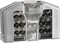 kwb Bit-Set MOST WANTED mit Gürtelclip, 32-teilig - Set: Ja - Bit-Typ: Philips - Pozidriv - Torx - Innensechskant - Schlitz - Grösse: PZ3 - T7 - 6 mm - PH1 - TT40 - 4 mm - PZ1 - PH2 - PZ2 - TT15 - T10 - TT20 - 3 mm - TT30 - TT25 - T30 - 5 mm - T25 - T15 -