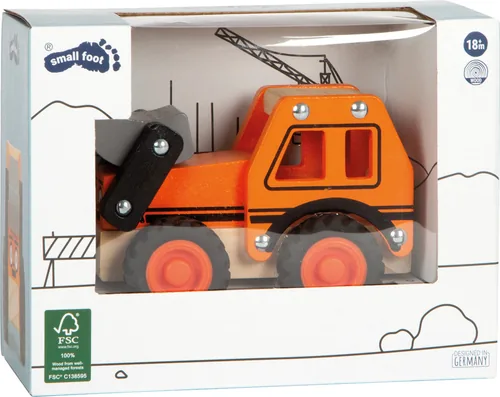 small foot Baustellenfahrzeug Bagger - Fahrzeugtyp: Bagger - Themenwelt: Baustelle - Altersempfehlung ab: 18 Monaten - Sandkastentauglich: Keine Angaben
