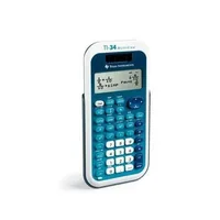 Texas Instruments Taschenrechner TI-34MV - Typ: Taschenrechner - Wissenschaftlicher Rechner - Stromversorgung: Batteriebetrieb - Detailfarbe: Blau - Displaytyp: LCD - Programmierbar: Nein - Anzahl Zeilen: 4 ×