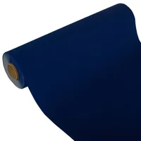 Papstar Tischläufer Royal 40 cm x 2400 cm, Dunkelblau - Material: Papier - Eigenschaften: Keine Eigenschaft - Breite: 40 cm - Länge: 2400 cm - Motiv: Ohne Motiv - Detailfarbe: Dunkelblau