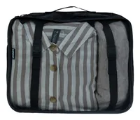 KOOR Kleiderbeutel Reesa, Grösse L, 2er-Pack, Schwarz - Gewicht: 100 g - Volumen: 10 l - Farbe: Schwarz - Sportart: Outdoor