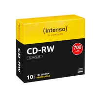 INTENSO CD-RW Slim 80MIN/700MB 2801622 12x 10 Pcs