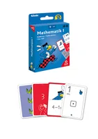 AGM Kinderspiel Globi Mathematik 1 - Addition/Subtraktion - Sprache: Deutsch - Englisch - Französisch - Italienisch - Kategorie: Lernspiel - Altersempfehlung ab: 6 Jahren - Spieldauer: 15 min - Min. Anzahl Spieler: 1 - Max. Anzahl Spieler: 6