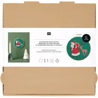Rico Design Bastelset Stickpackung 15 cm - Produkttyp: Bastelsets - Detailfarbe: Mehrfarbig