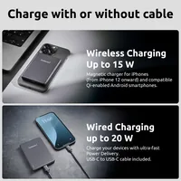 Intenso MW5000 Lithium Polymer (LiPo) 5000 mAh Wireless charging Grau