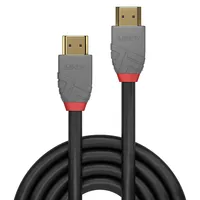 LINDY Anthra Line Video Cable -  HDMI 2.0 -  HDMI-HDMI M-M -  0.3m -  black -  High Speed