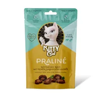 KITTY Cat Katzen-Snack KittyCat Praliné Rind, Garnele 50 g - Snackart: Leckerli - Tierbedürfnis: Kein besonderes Bedürfnis - Geschmacksrichtung: Rind - Fisch - Zertifikate: Keine Zertifizierung - Fleischsorte: Rind - Garnelen - Futtereigenschaft: Getreide