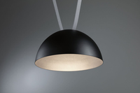 Paulmann ULine Pendel Bol 300 mm, 3000 K, 90 Ra, Aluminium, Schwarz - Detailfarbe: Schwarz - Lampensockel: LED fest verbaut - Smart Home: Ja - Lichtfarbe: Warmweiss - Lichtstärke: 1245 lm - Dimmbar: nicht dimmbar