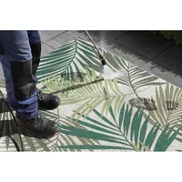Hanse Home Teppich Vai 80 x 150 cm - Form: Eckig - Nachhaltigkeit: Nicht angegeben - Teppichtyp: Webteppich - Detailfarbe: Crème - Grün - Breite: 80 cm - Länge: 150 cm
