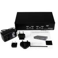 StarTech.com 4 Port DisplayPort USB KVM Switch mit Audio