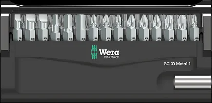 Wera Bit-Check 30 Metal 1 SB