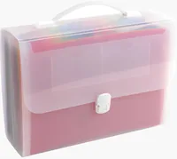 EXACOMPTA Fächermappe Crystal A4 55698E transparent 24-teilig