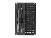 Delock Werkzeugset Präzisions Schraubendreher 106-teilig - Zubehörtyp Mobiltelefone: Reparatur-/Werkzeugset - Detailfarbe: Schwarz