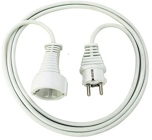 Brennenstuhl Verl.-Kabel 5m H05V V-F3G1,5 weiss