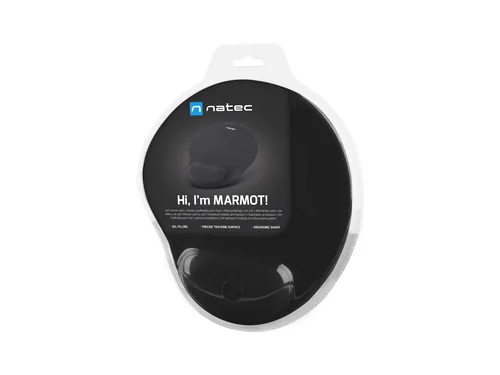 Natec MARMOT gel mouse pad black