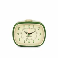 Kikkerland Klassischer Wecker Grün/Beige - Betriebsart: Batteriebetrieb - Funksignal: Nein - Funktionen: Alarm - Ausstattung: Zeit - Displaytyp: Analog - Detailfarbe: Beige - Grün