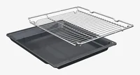 Siemens Einbaubackofen HE517GBS3C Edelstahl A+ - Einbaunormen: EU 60 - Funktionen: Backen - Heissluft - Kochen - Ober-/Unterhitze - Pizzastufe - Umluft - Warmhalten - Ausstattung: Automatikprogramme - Hydrolyse-Reinigungsfunktion - Kindersicherung - Breit