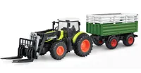 Amewi RC Traktor mit XL-Zubehörpaket LiIon 500mAh grün6