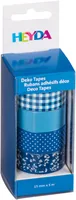 Heyda Washi Tape Colour Code Azur Blau - Detailfarbe: Blau - Länge: 5 m - Set: Ja - Breite: 15 mm